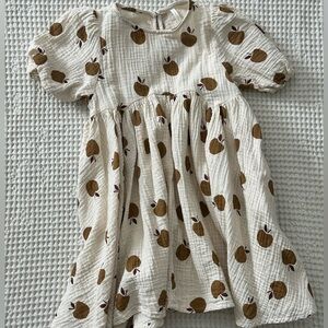 RYLEE CRU | NATURAL APPLE DRESS 6-7y EUC